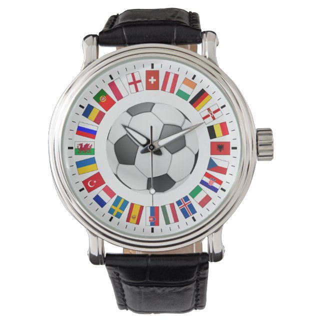 Soccer Football European Championship 2016 Watch (Front)