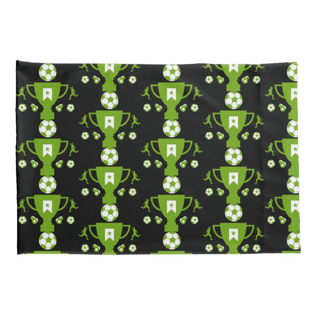 Soccer Football Fan  Pillowcase (Back-Right)