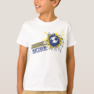 Soccer / football Goal custom kids sports t-shirt