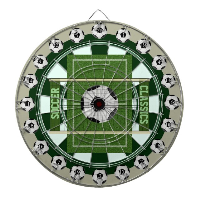 Soccer (Football) Multi-Target 20 Count Dartboard (Front)