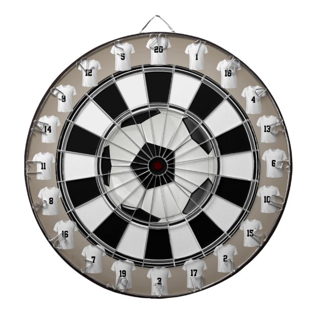 Soccer (Football) Multi-Target Jersey Count Dartboard (Front)