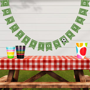 Soccer Football Party Concession Stand Bunting