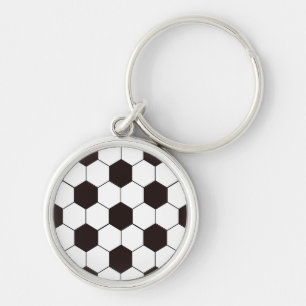soccer   Football pattern Key Ring