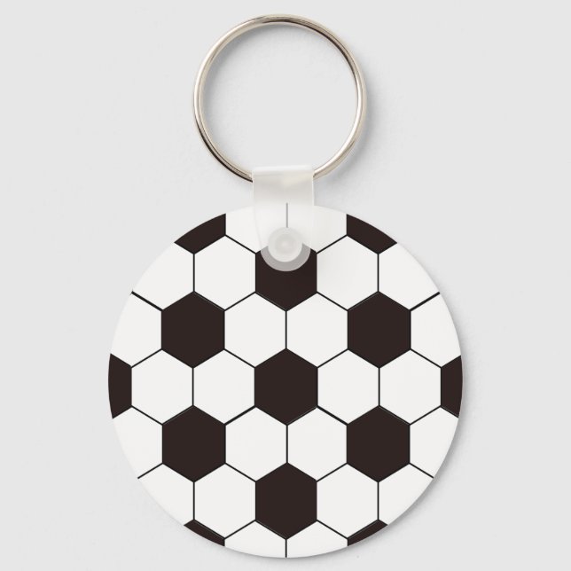 soccer | Football pattern Key Ring (Front)