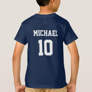 Soccer Football Personalised Name And Number  T-Shirt