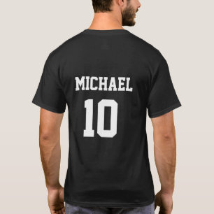 Soccer Football Personalised Name And Number T-Shirt
