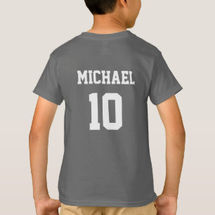 Soccer Football Personalised Name And Number  T-Shirt