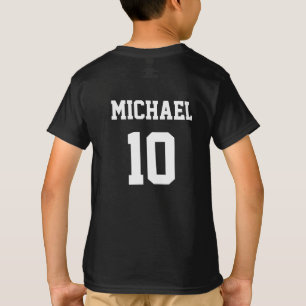 Soccer Football Personalised Name And Number  T-Shirt
