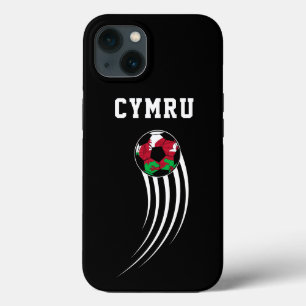 Soccer Football Sports Fan Welsh Wales Flag iPhone 13 Case