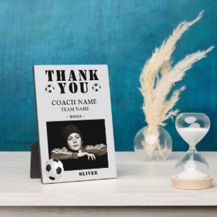 Soccer Football Sports Photo Coach  Plaque