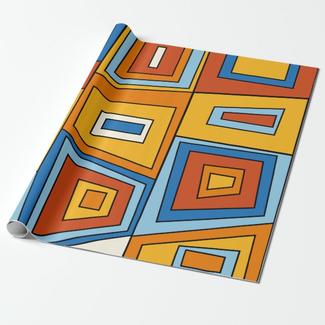 Soccer Football Wrapping Paper (Unrolled)