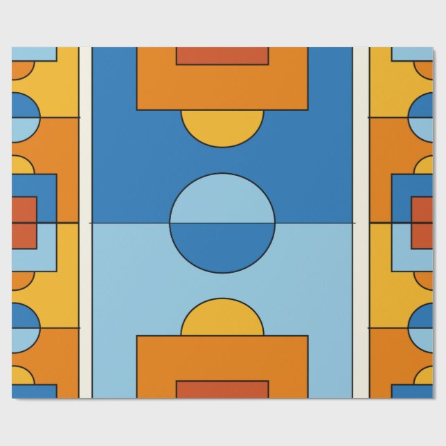 Soccer Football Wrapping Paper (Flat)