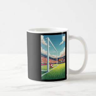 Soccer Footll Game Sport Ll Field Play Free Kick Coffee Mug