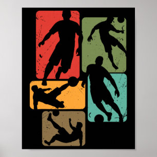 Soccer For Soccer Player Retro Boys Soccer Poster