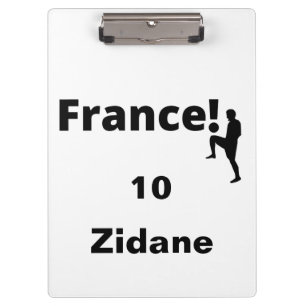 Soccer France, customisable Clipboard