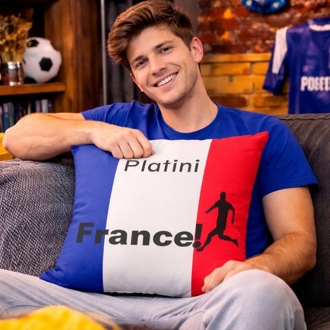 Soccer France, customisable Cushion (Creator Uploaded)