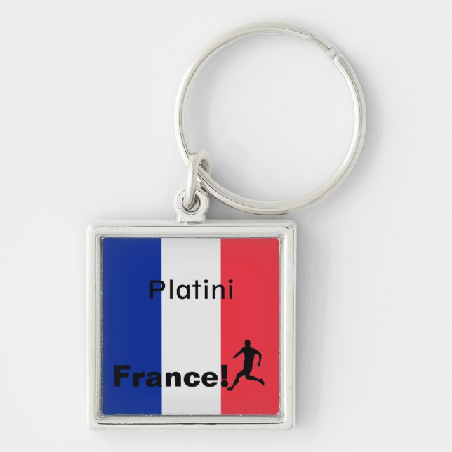Soccer France, customisable Key Ring (Front)