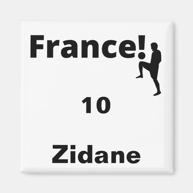 Soccer France, customisable Magnet (Front)