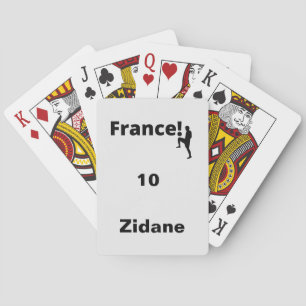 Soccer France, customisable Playing Cards