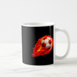 Soccer Fun Colorful Effect Tie Dye Black Yellow So Coffee Mug