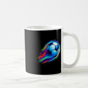 Soccer Fun Colourful Effect Tie Dye Feel The Drip Coffee Mug