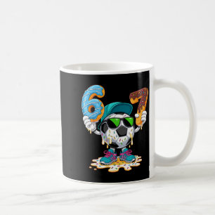Soccer Funny 6 7 Six Seven 67 Soccer Lover Teens B Coffee Mug