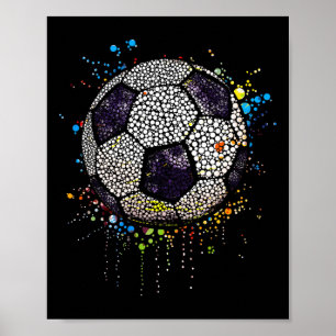 Soccer Funny Dot Day Shirts For Kids Men Women Tea Poster