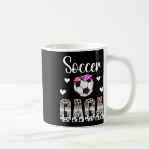 Soccer Gaga Leopard Grandma Gaga Of A Soccer Playe Coffee Mug