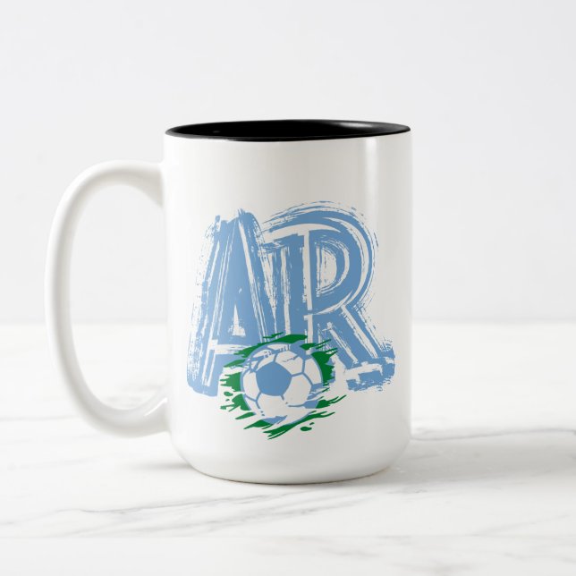 Soccer Game Argentina national football team Socce Two-Tone Coffee Mug (Left)