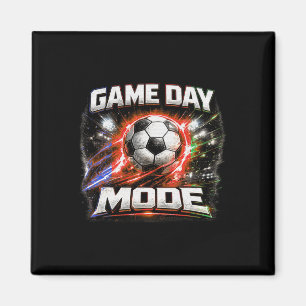 Soccer Game Day Mode Fan Stadium Ready Footll Supp Magnet