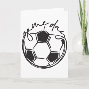 Soccer Game Day Soccer Mum Soccer Mama Go Cheer Sp Card