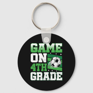 Soccer Game On 4th Grade Byck To School Cute Sport Key Ring