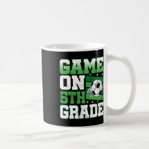 Soccer Game On 5th Grade Back To School Cute Sport Coffee Mug