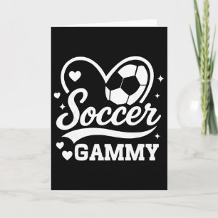 Soccer Gammy Heart Love Soccer Player Card