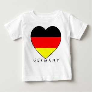 soccer Germany "Germany" Herz WM 2010 Baby T-Shirt