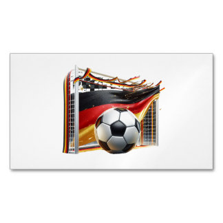 soccer Germany Magnetic Business Card