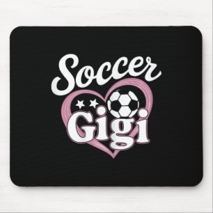 Soccer Gigi Cute Grandma Heart Footll Player Son S Mouse Pad