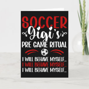 Soccer Gigi Funny Gigi Of A Soccer Player Gigi Card