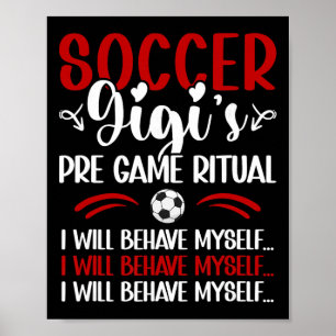 Soccer Gigi Funny Gigi Of A Soccer Player Gigi  Poster