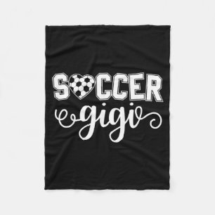 Soccer Gigi Grandma Sport Lover Birthday Mothers Fleece Blanket