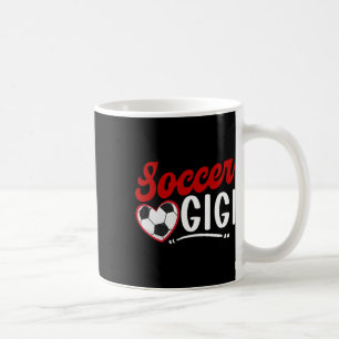 Soccer Gigi Heart Grandma Gigi Of A Soccer Player Coffee Mug