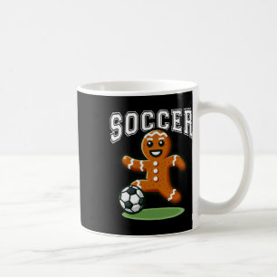 Soccer Gingerbread Playing Soccer Christmas Xmas  Coffee Mug