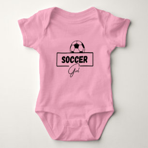 Soccer Girl Baby ,Girls Soccer Gifts,Soccer lover Bodysuit