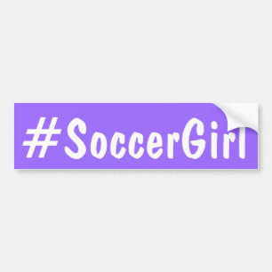 Soccer Girl Bumper Sticker