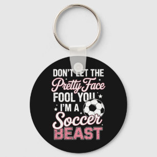 Soccer Girl Definition  Key Ring