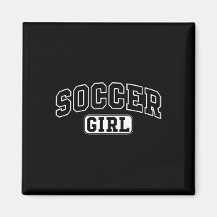 Soccer Girl Funny Athletic Lettering Daughter Yout Magnet