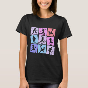 Soccer Girl Kids Women T-Shirt