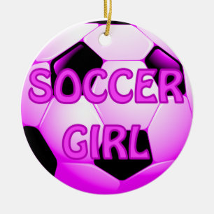 Soccer Girl Ornaments