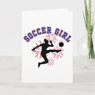Soccer Girl Soccer Fan Support Stadium Show Your P Card