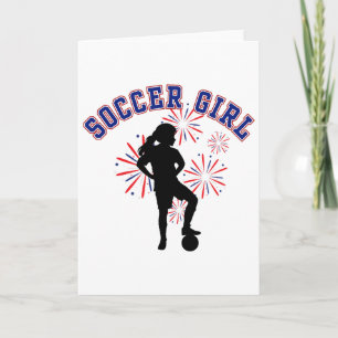 Soccer Girl Soccer Fan Support Stadium Show Your P Card